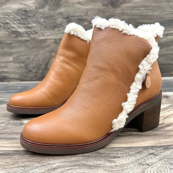 NIB Gentle Souls by Kenneth Cole 9M Best 65MM Zip Bootie Cozy Ankle Boots - Picture 3 of 11